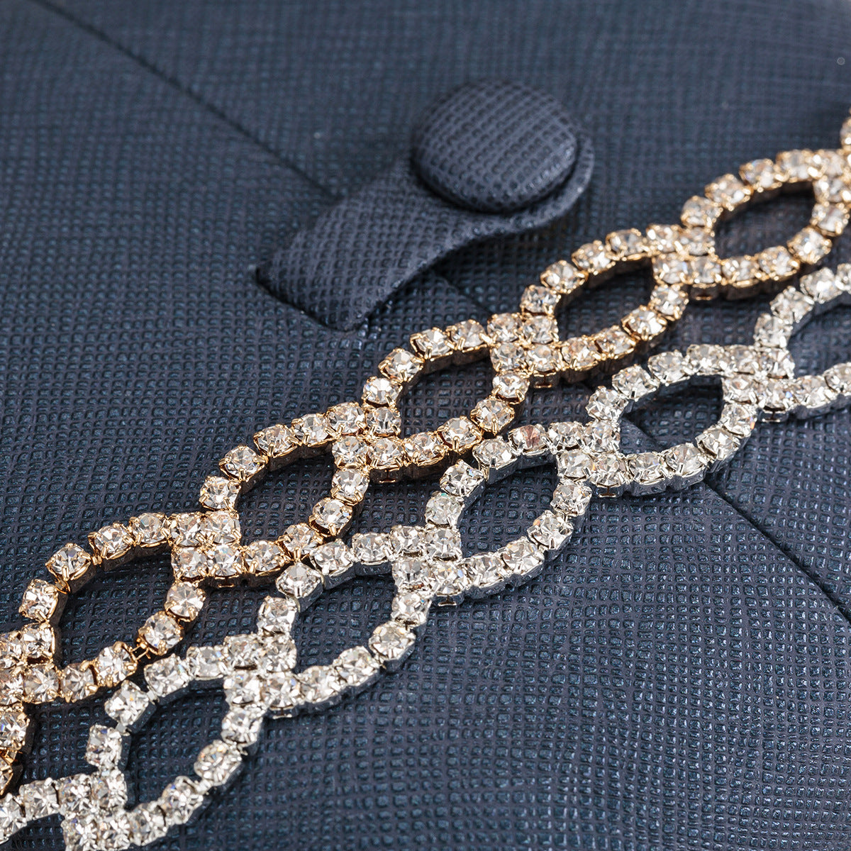 Wholesale Light Luxury Sparkling Rhinestone Bracelet