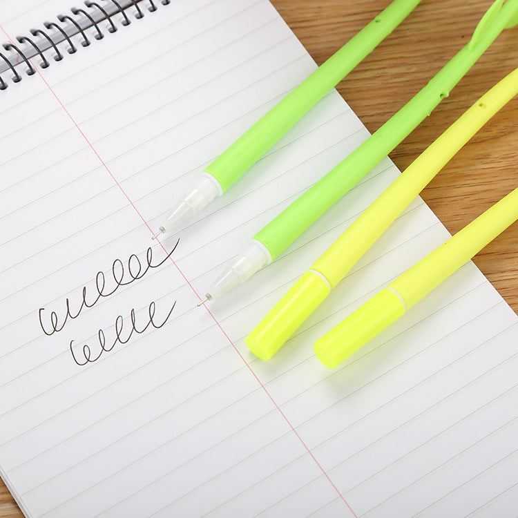 Wholesale Plastic Imitation Camellia Rollerball Pen