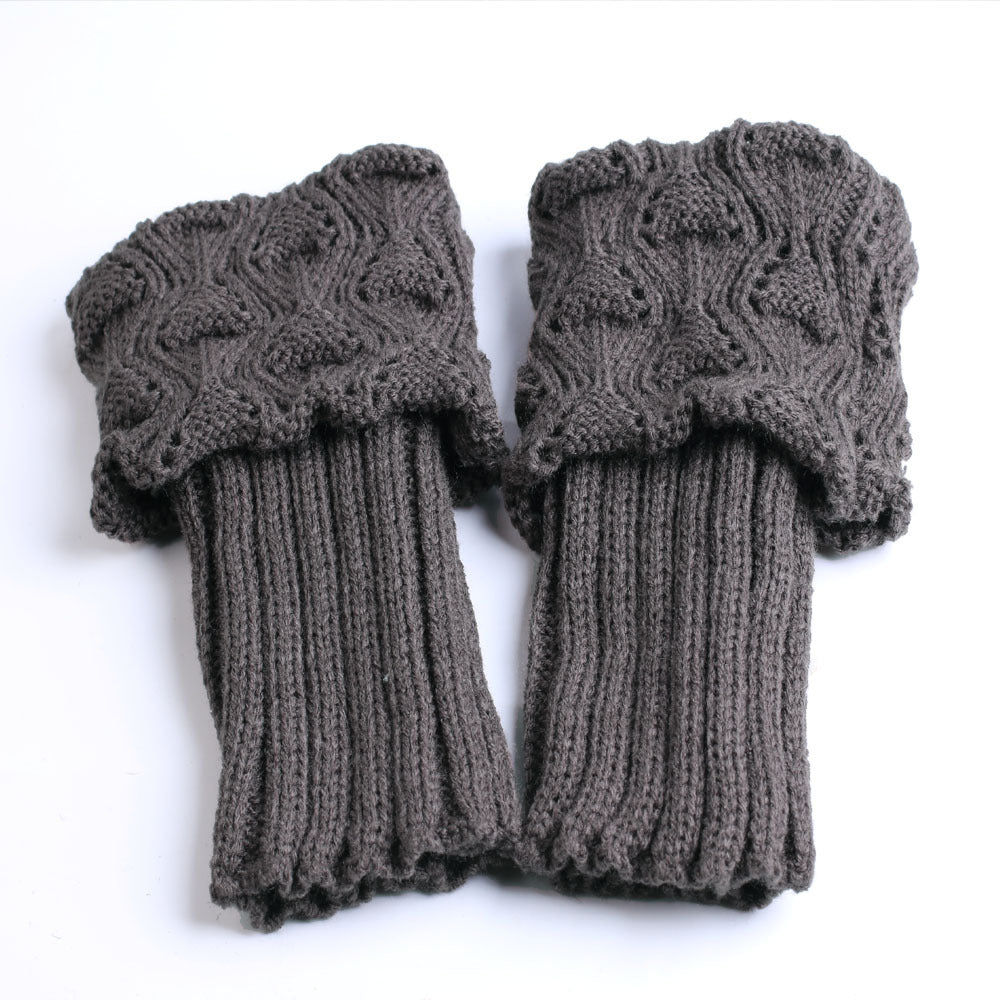 Wholesale Spot Wholesale Flip Sock Cover Short Small Fish Mouth Hollow Leg Cover