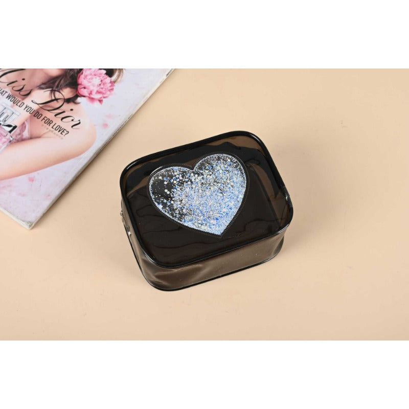 Wholesale Portable Large Capacity Multifunctional Transparent Jelly Color Cosmetic Bag