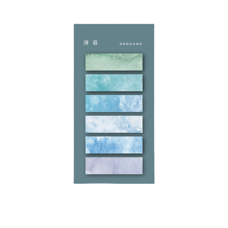 Wholesale Paper Gradient Sticky Notes Index Marking Sticky Notes N Times Stickers