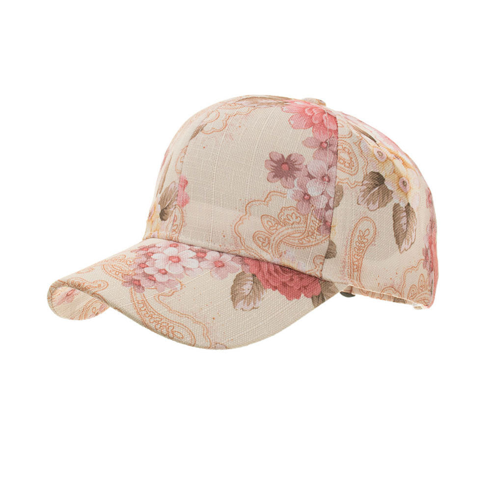 Wholesale New Arrival Lace Print Sunshade Outdoor Baseball Cap