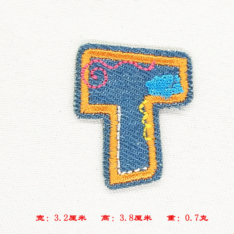 Wholesale Alphabet patch cartoon children patch