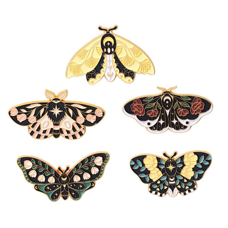 Wholesale Butterfly Insect Gorgeous Metal Badge Brooch