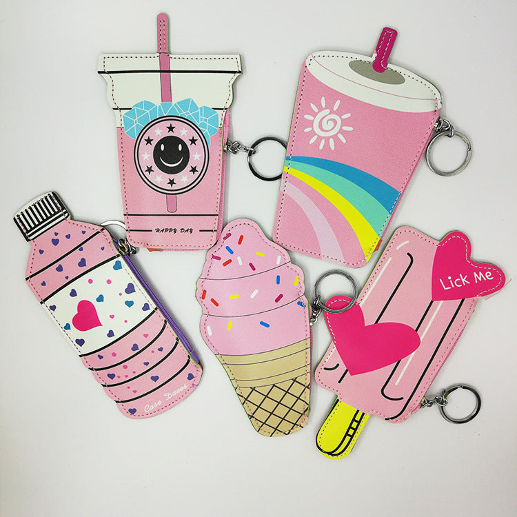 Wholesale Beverage Leather Coin Purse