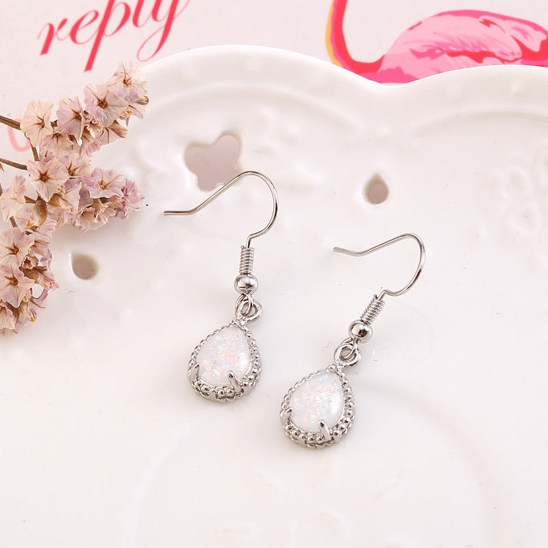 Pendientes de aleación al por mayor de aleación de ópalos