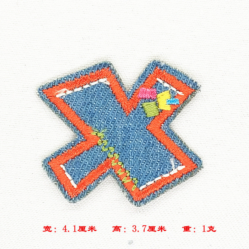 Wholesale Alphabet patch cartoon children patch