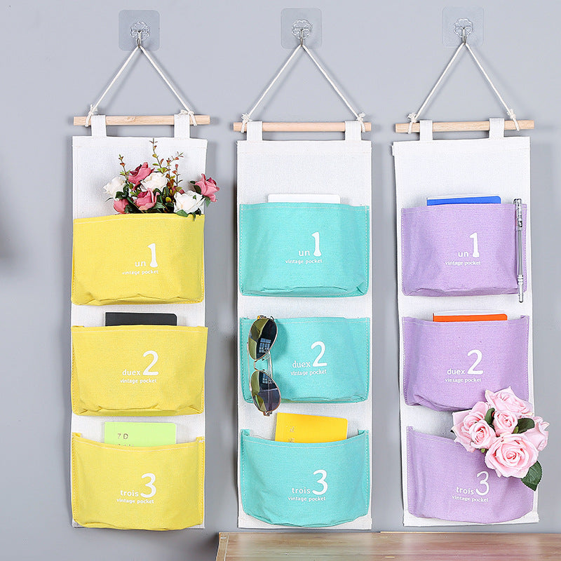 Wholesale Cotton and Linen Three Bag Storage Bag