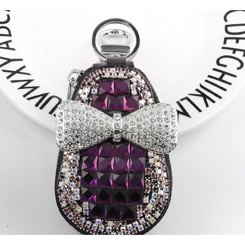 Wholesale Diamond Bow Car Keychain