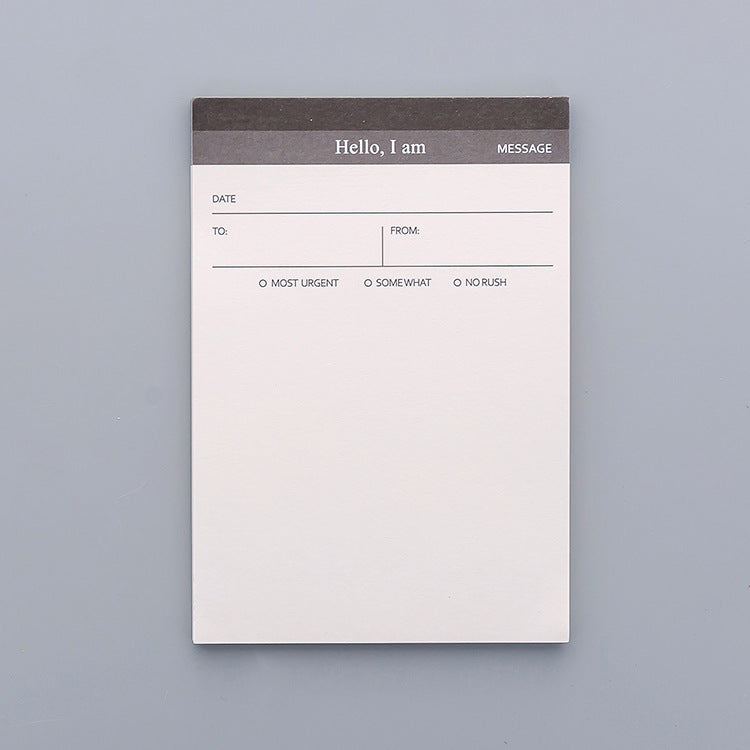 Wholesale Paper Black Simple Post-it Notes