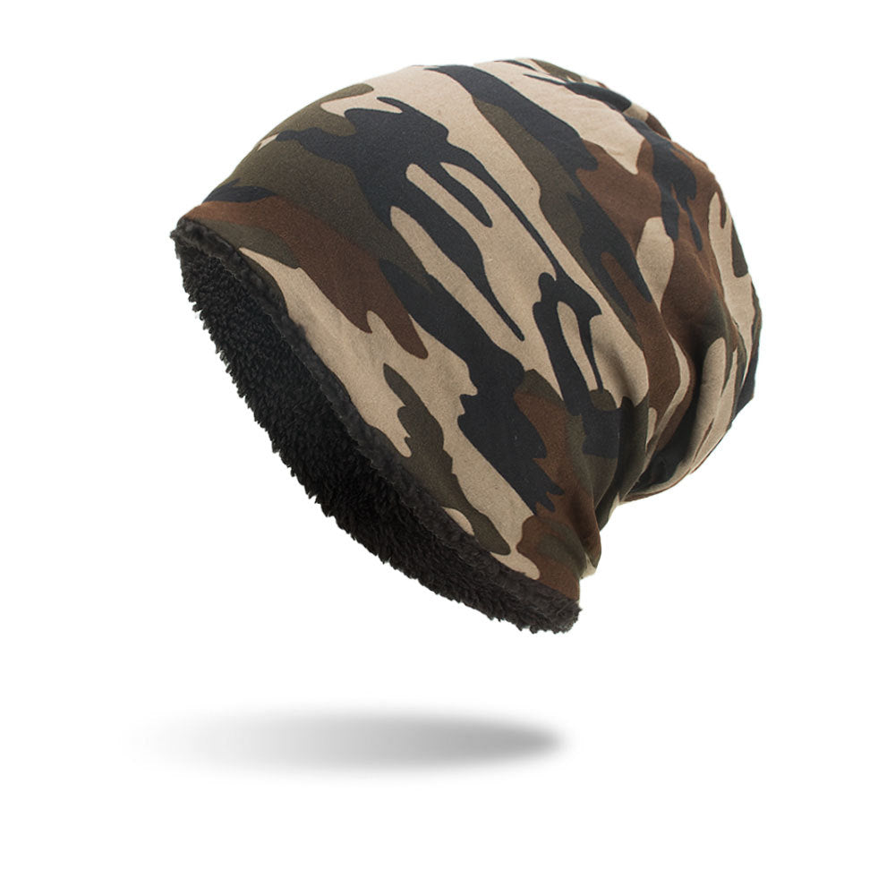 Wholesale of New Winter Polyester Camouflage Plush Pullover Hats