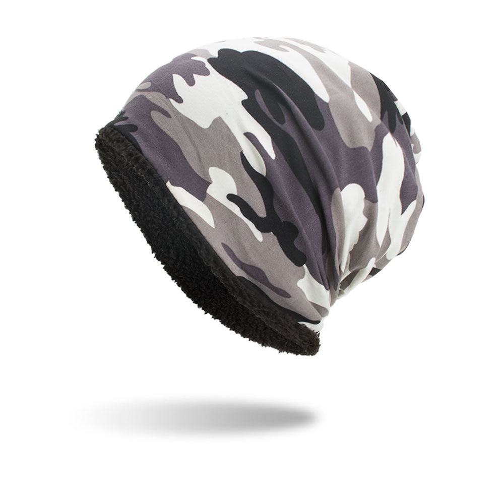 Wholesale of New Winter Polyester Camouflage Plush Pullover Hats