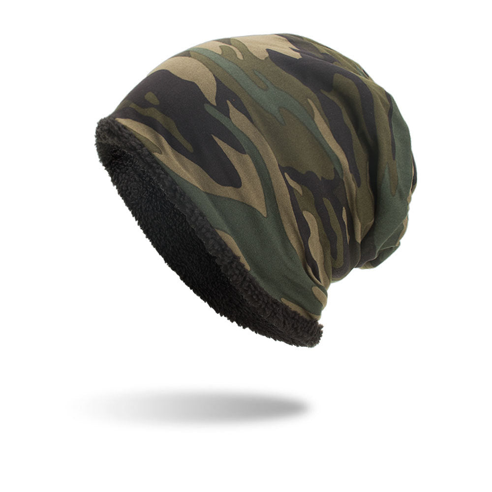 Wholesale of New Winter Polyester Camouflage Plush Pullover Hats