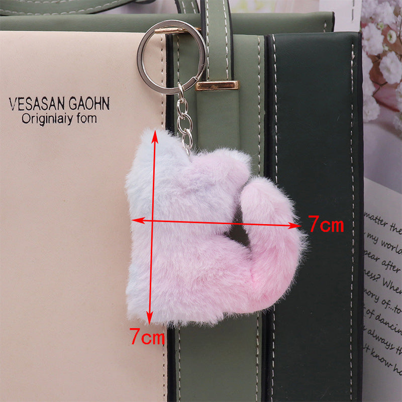 Wholesale Cute Simple Fantasy Series Love Plush Keychain