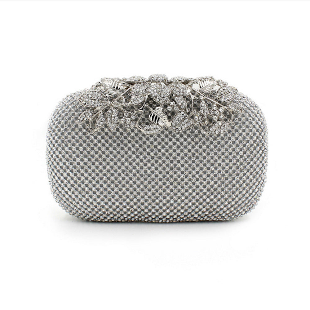 Hojas de satén al por mayor Flores de aluminio bolsas de noche