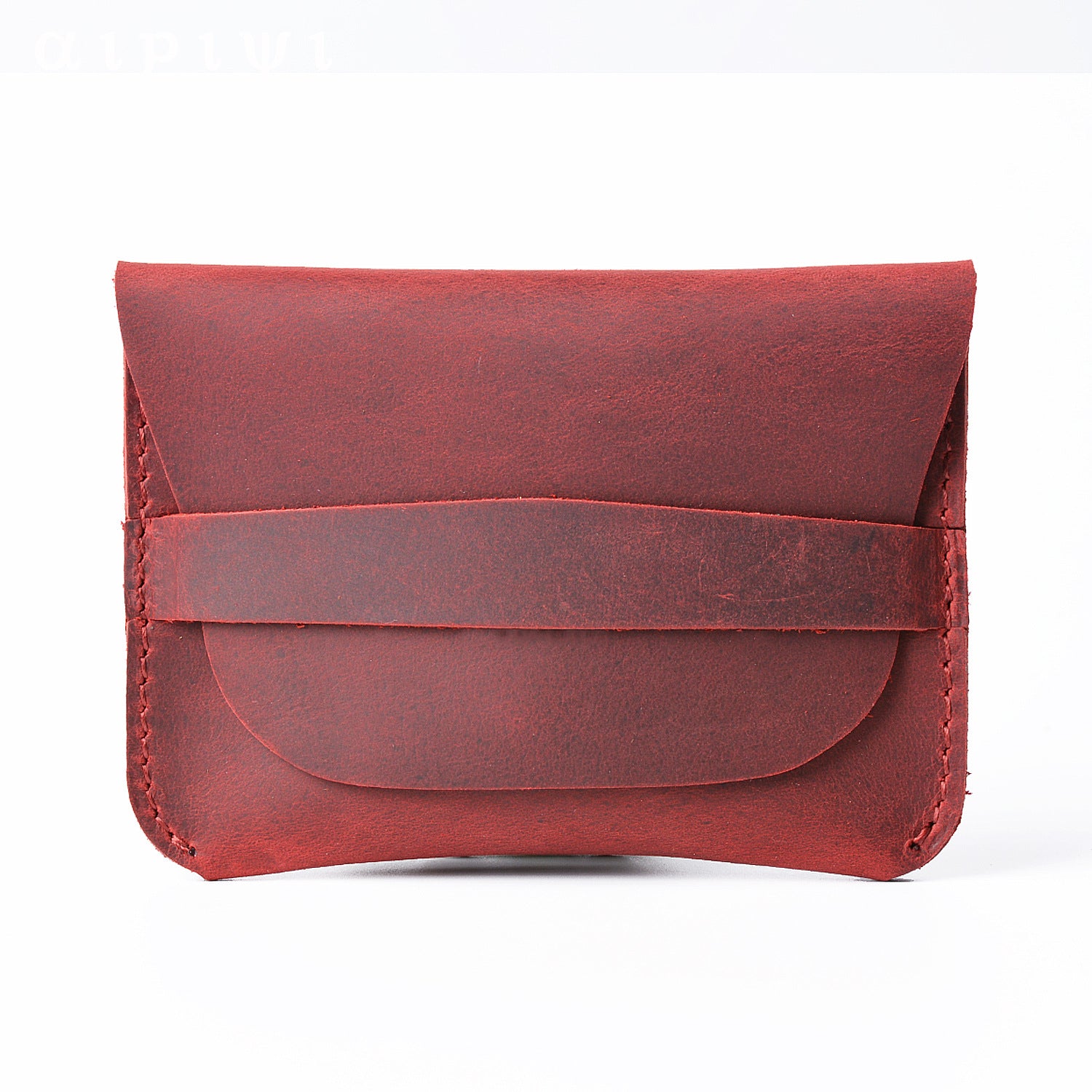 Wholesale Retro -header Leather Card Clip Storage Coin Purse