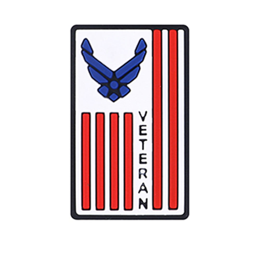 Wholesale 20pcs Cartoon Proud To Be A Veteran Letters Flag Independence Day Silicone Beads