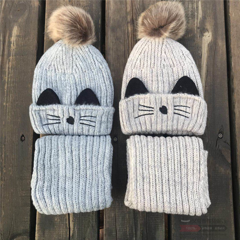 Wholesale Children's Winter Thickened Warm Wool Scarf