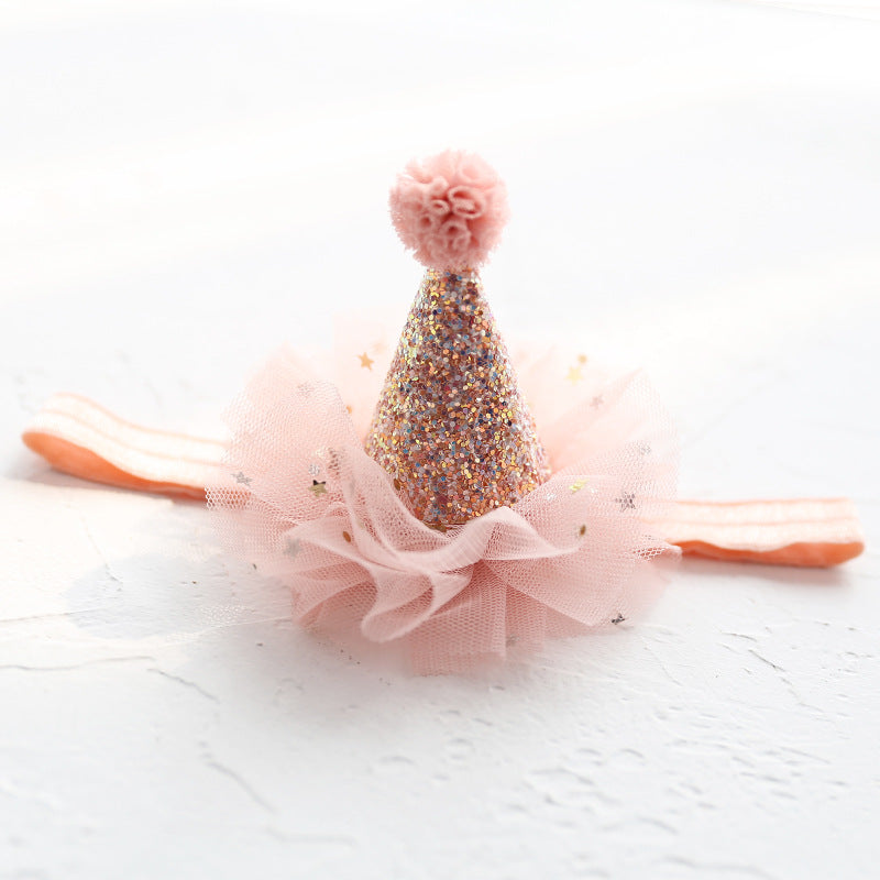 Wholesale children's birthday jewelry girls birthday hairband Princess hairpin