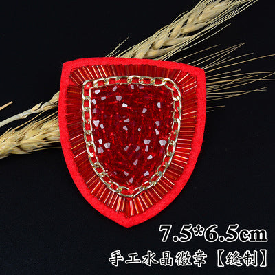 Wholesale DIY Handmade Beaded Cloth Patch Pocket Badge Hat Clothing Decoration