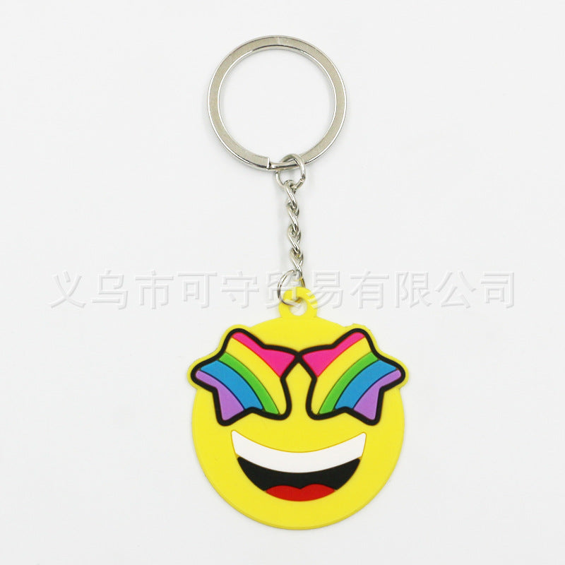 Wholesale Colorful Rainbow Valentine's Day Car Bag Keychains