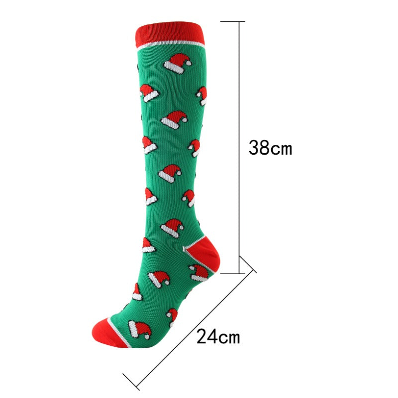 Wholesale Sports Christmas Adult Over Knee Socks