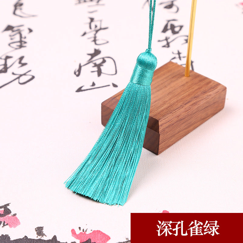 Wholesale 10pcs 8CM Short Fat Tassel Ice Silk Tassel Pendant