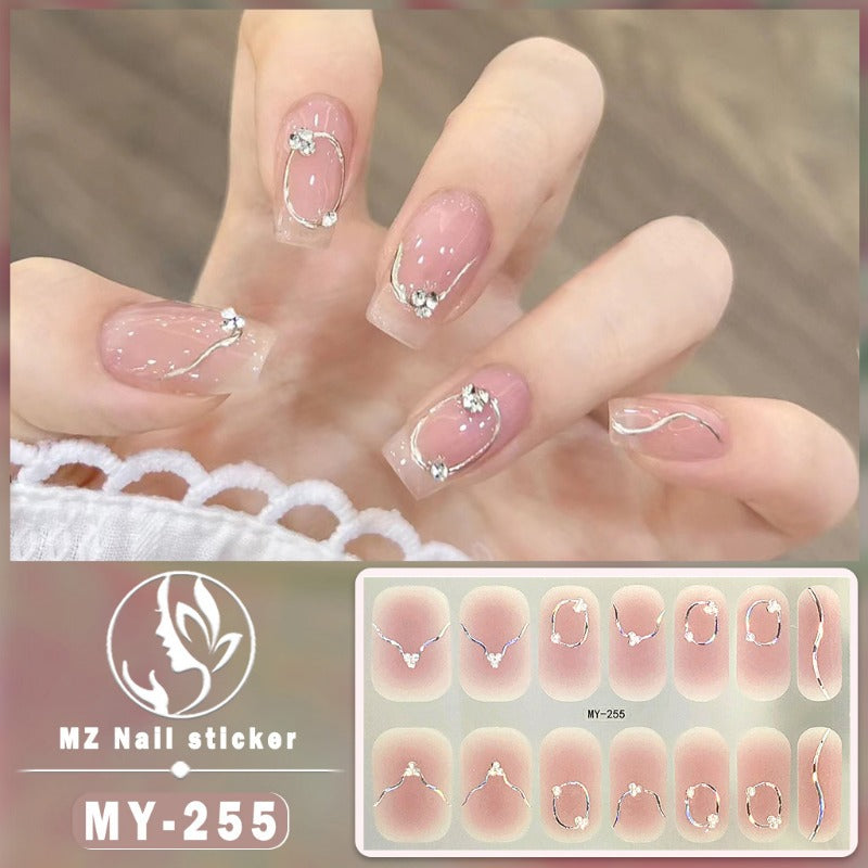 Wholesale MY Butterfly Baking Free Gel 5D Waterproof Diamond Like Nail Polish Stickers
