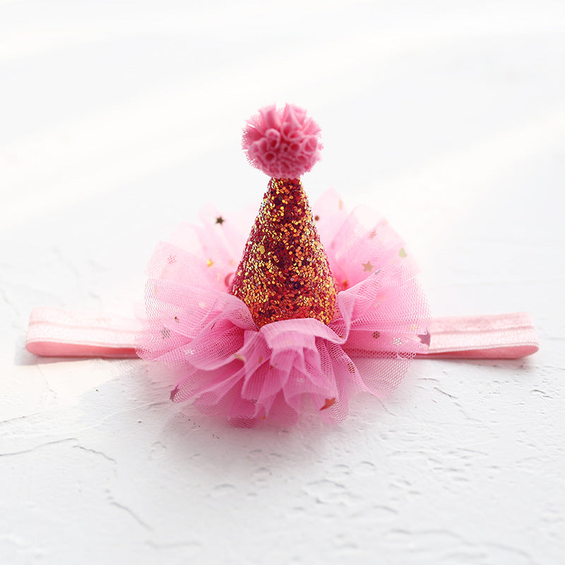 Wholesale children's birthday jewelry girls birthday hairband Princess hairpin