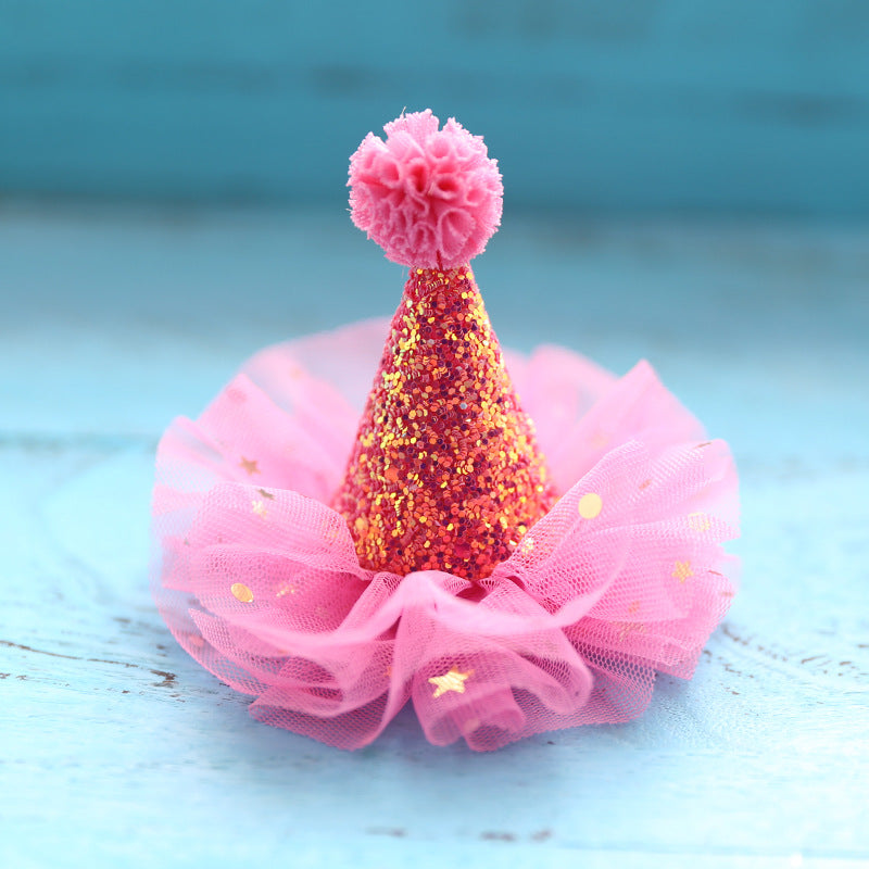 Wholesale children's birthday jewelry girls birthday hairband Princess hairpin