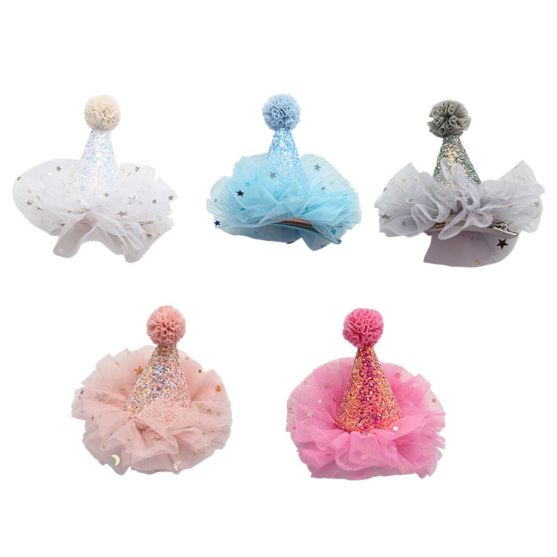 Wholesale children's birthday jewelry girls birthday hairband Princess hairpin