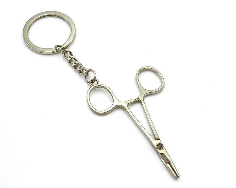 Wholesale Silver Scissors Tools Metal Keychain