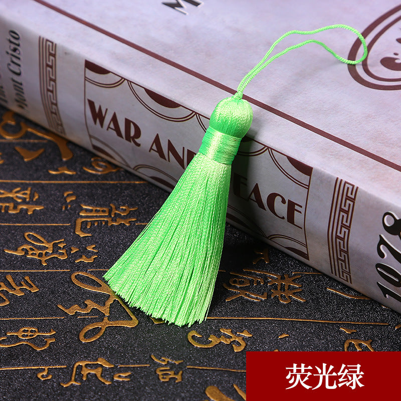 Wholesale 10pcs 8CM Short Fat Tassel Ice Silk Tassel Pendant