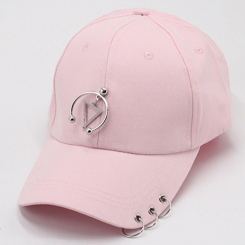 Wholesale all-match student chain hoop baseball cap