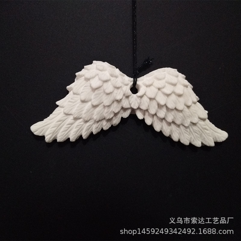 Wholesale Aromatherapy Decoration Car Interior Pendant Angel Wings Pendant