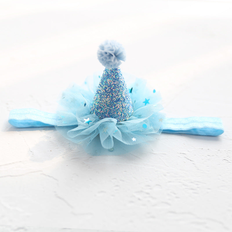 Wholesale children's birthday jewelry girls birthday hairband Princess hairpin