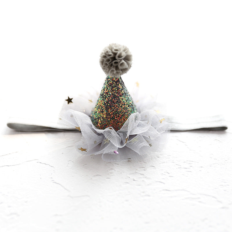 Wholesale children's birthday jewelry girls birthday hairband Princess hairpin