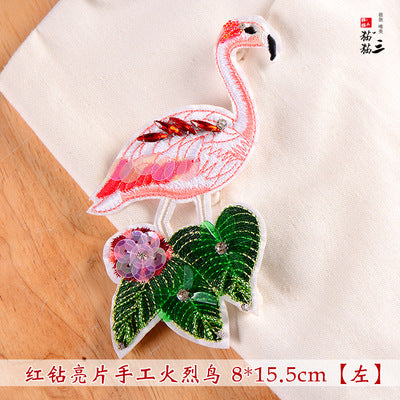 Wholesale DIY Handmade Beaded Cloth Admitted Firebird Hats and Clothes Decoration