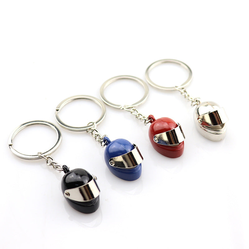 Wholesale Metal Motorcycle Helmet Creative Key Chain