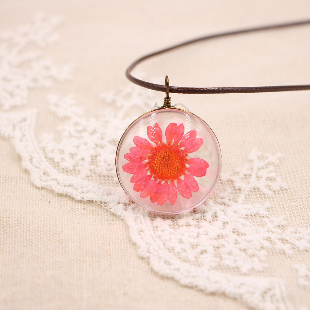 Wholesale Flower Pendant Necklace With Crystal Sunflower Design Fashion Jewelry Accessory Gift For Women Boutique Resale OLY Exclusive