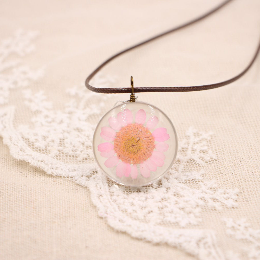 Wholesale Flower Pendant Necklace With Crystal Sunflower Design Fashion Jewelry Accessory Gift For Women Boutique Resale OLY Exclusive