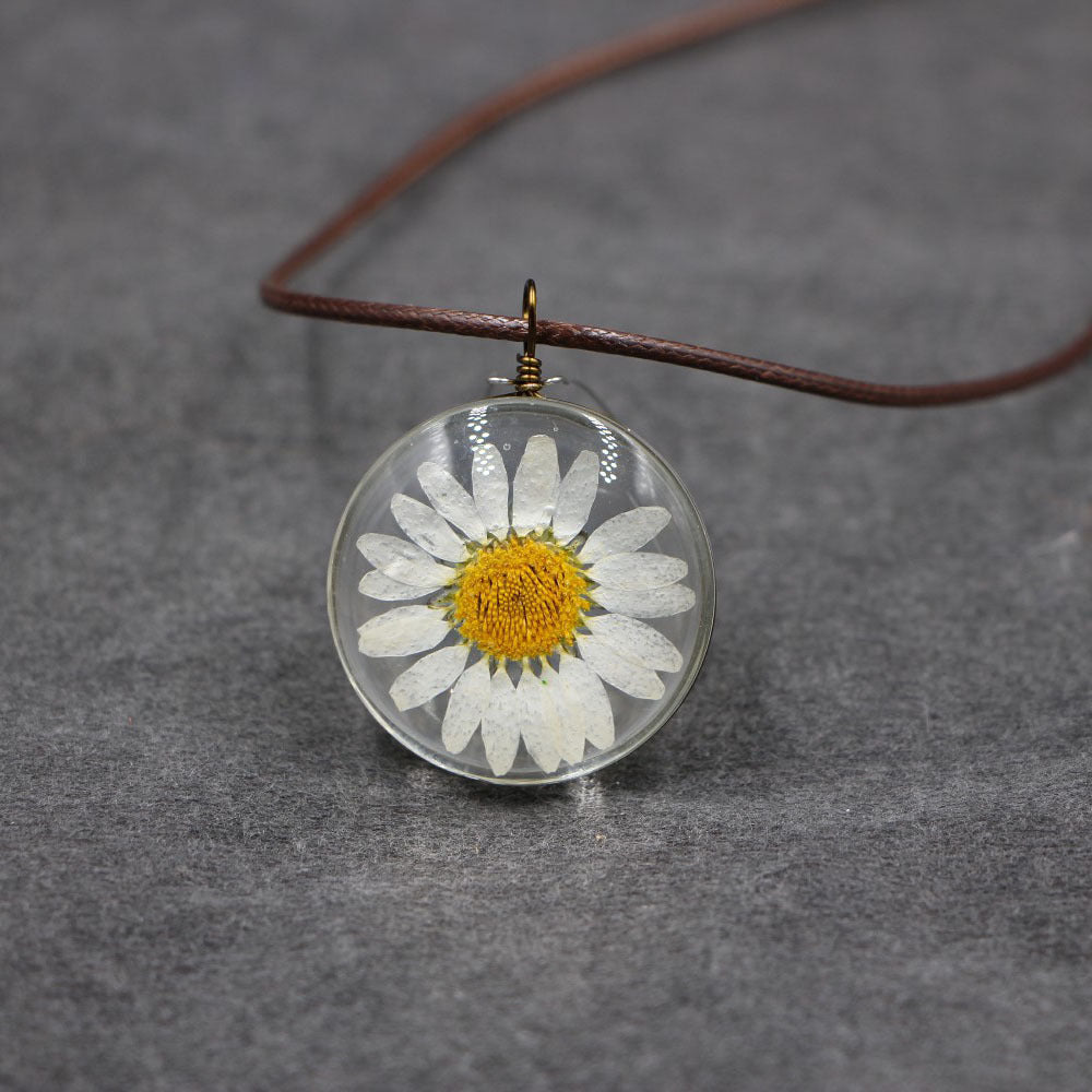 Wholesale Flower Pendant Necklace With Crystal Sunflower Design Fashion Jewelry Accessory Gift For Women Boutique Resale OLY Exclusive