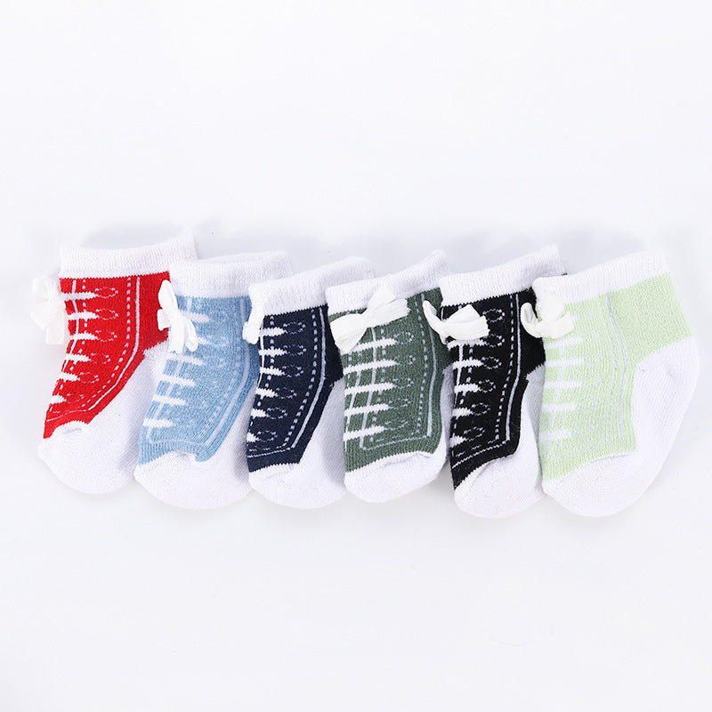 Wholesale Cotton Sneaker Strap Kids Socks