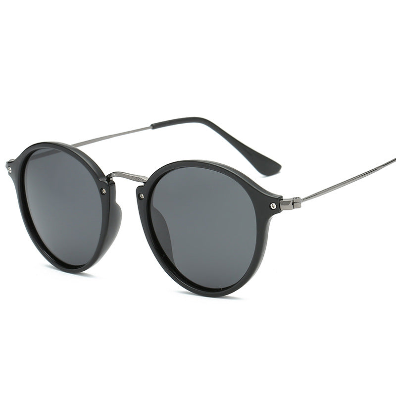 Wholesale Round Gradient Color Film PC Sunglasses