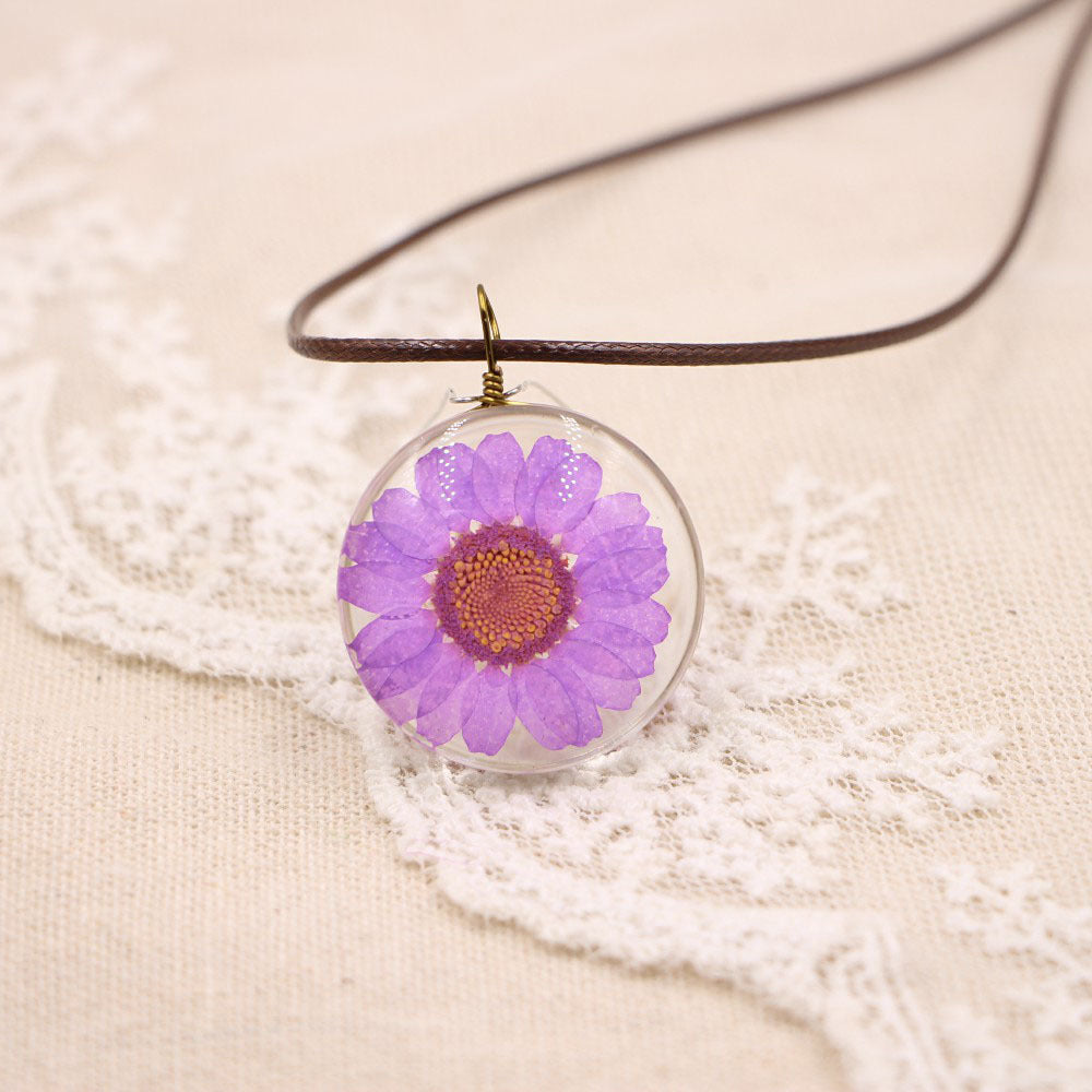 Wholesale Flower Pendant Necklace With Crystal Sunflower Design Fashion Jewelry Accessory Gift For Women Boutique Resale OLY Exclusive