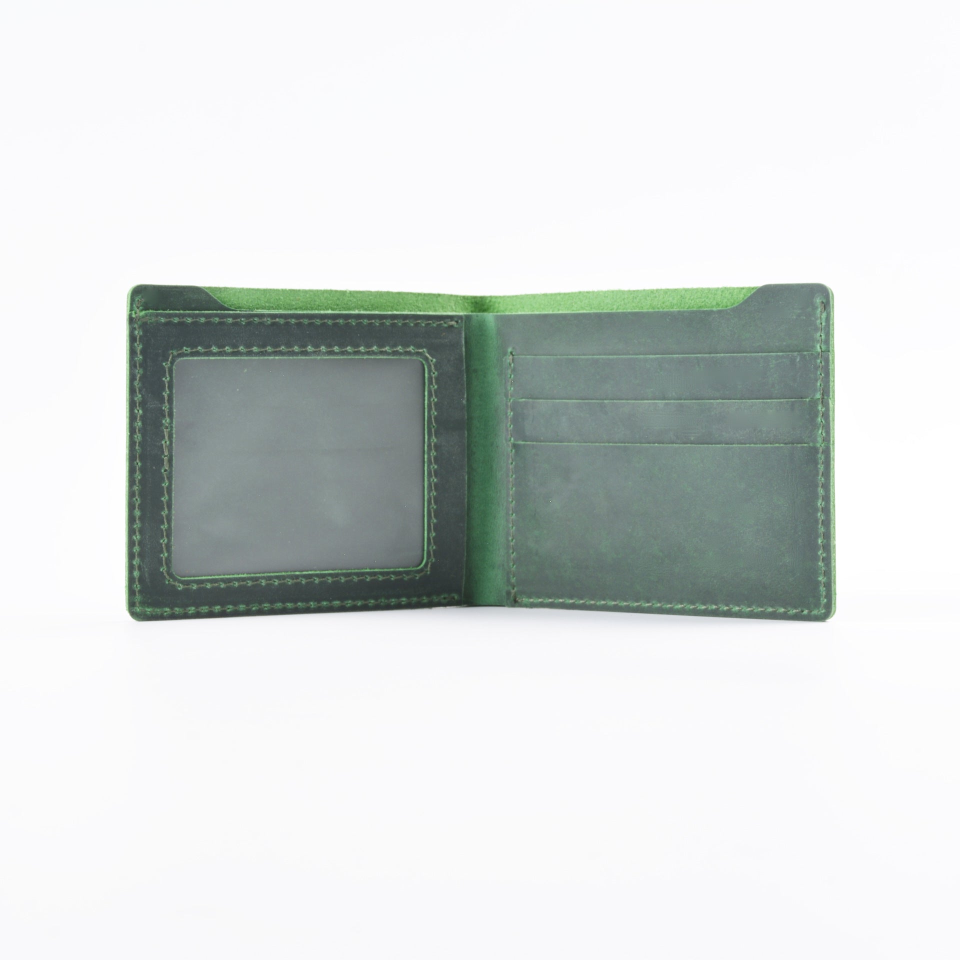 Wholesale Retro Card Slot Multifunctional Short Top Layer Cowhide Wallet