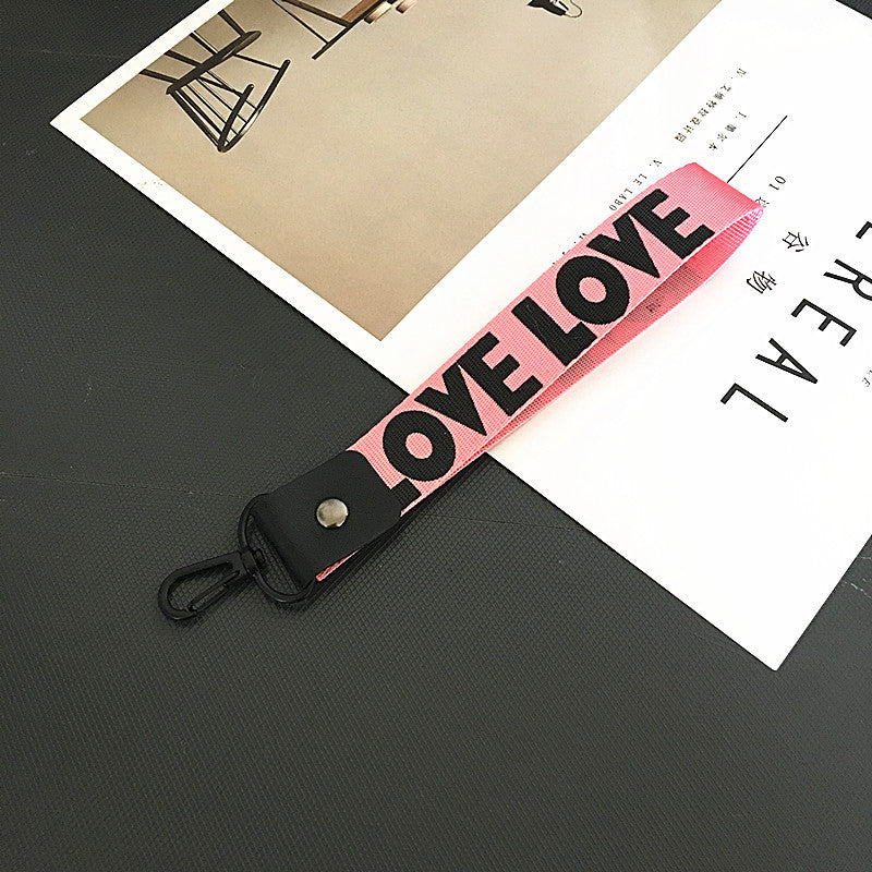 Wholesale LOVE Letter Ribbon Keychains
