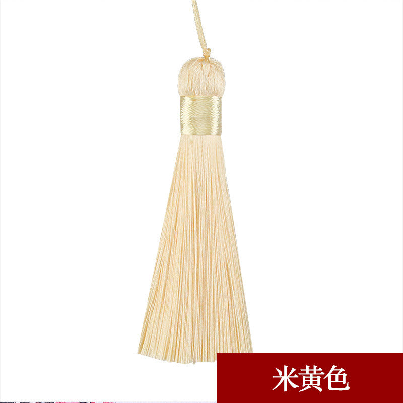 Wholesale 10pcs 8CM Short Fat Tassel Ice Silk Tassel Pendant