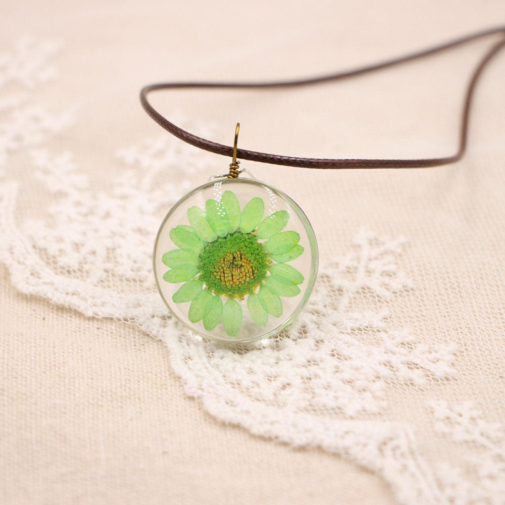 Wholesale Flower Pendant Necklace With Crystal Sunflower Design Fashion Jewelry Accessory Gift For Women Boutique Resale OLY Exclusive