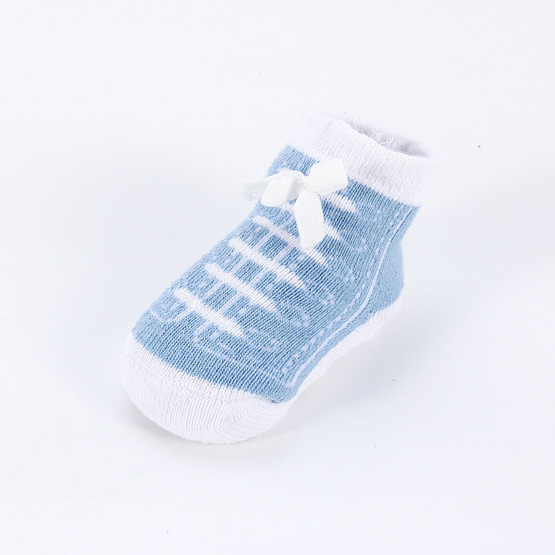 Wholesale Cotton Sneaker Strap Kids Socks